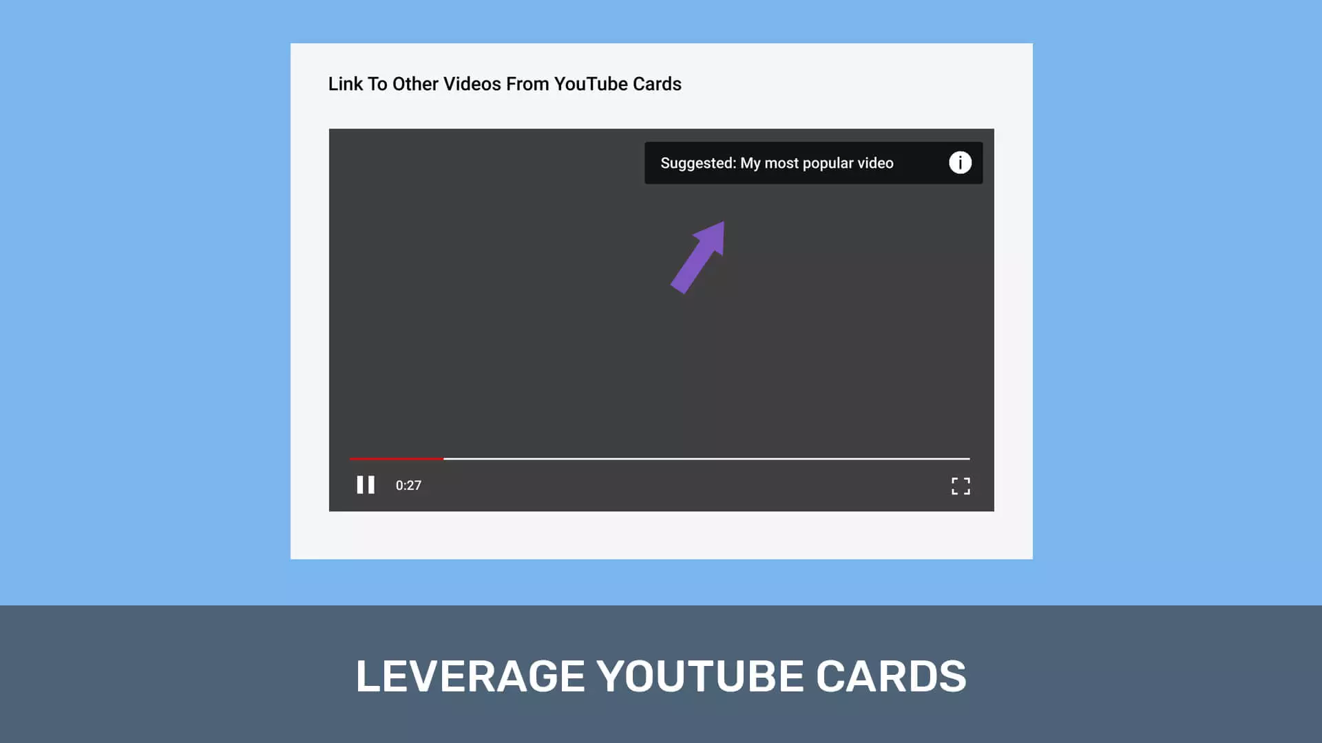 YouTube cards